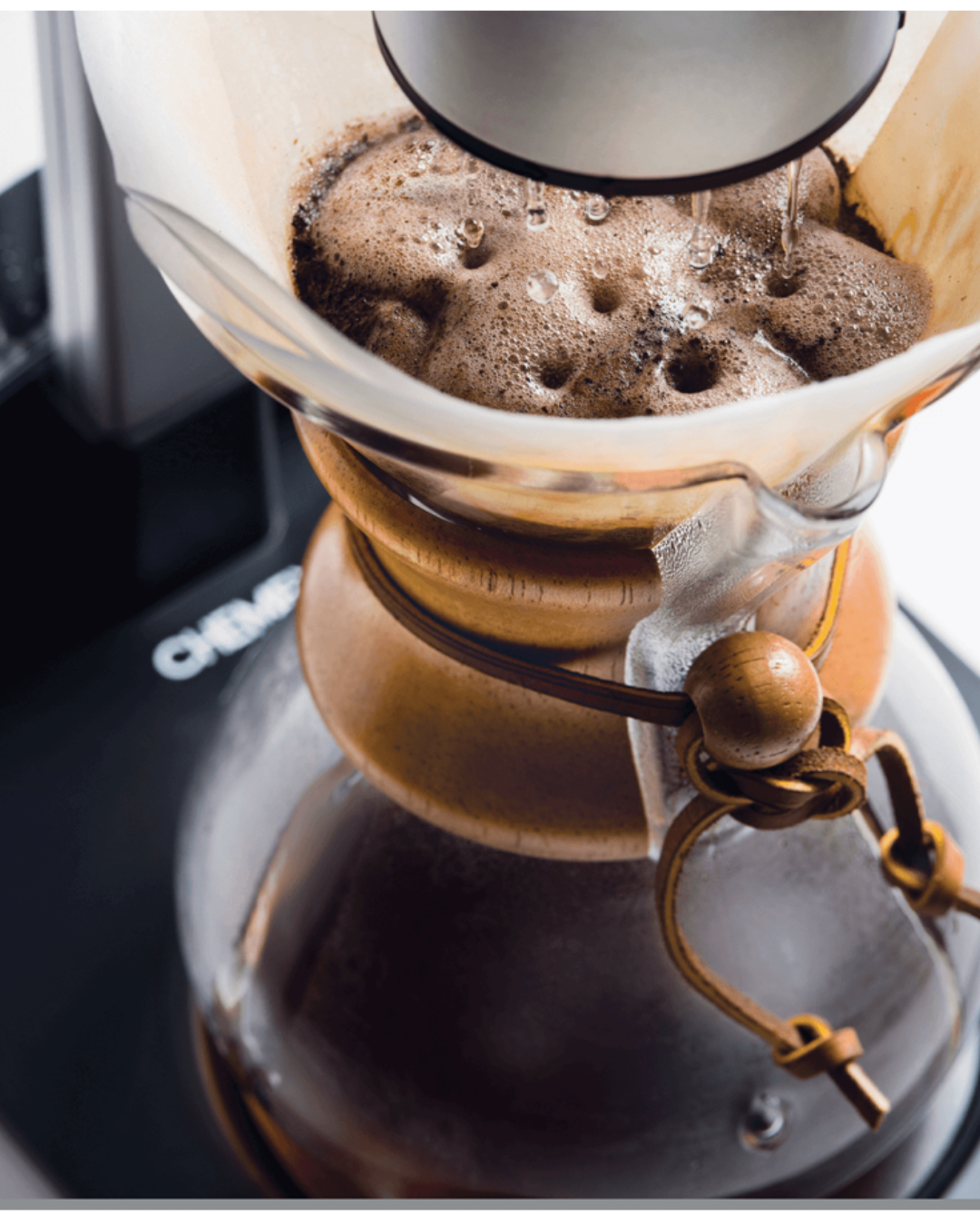 We made an automatic Chemex pour over machine. Let us know what
