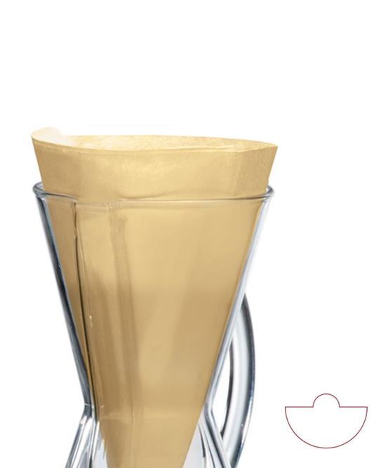 CHEMEX® Bonded Filters Unfolded Half Moons (Natural)